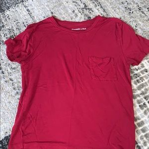 Maroon t-shirt
